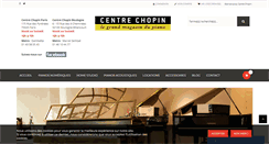 Desktop Screenshot of centre-chopin.com